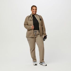 Womens Heather Latte On-Shift™ - Sweater Knit Jacket